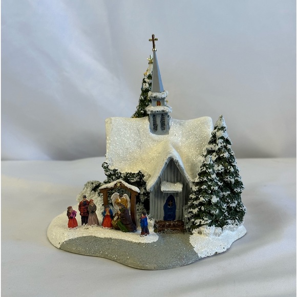 Thomas Kinkade Holiday Thomas Kinkade A Village Christmas Church